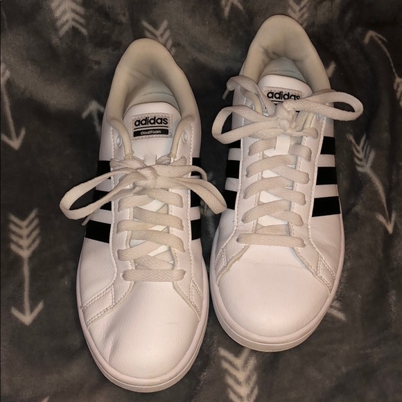 adidas Shoes - Adidas Superstar Cloudfoam Shoes Black and White